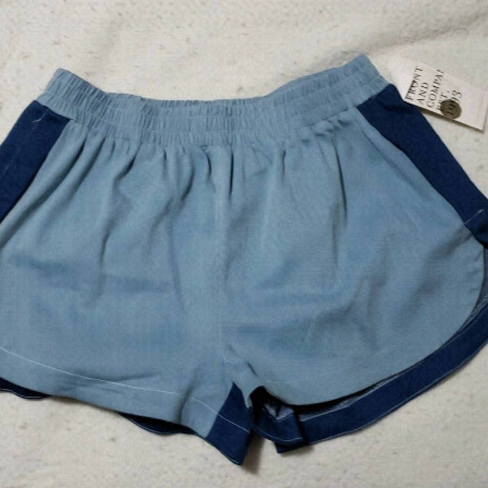 FRONT & Company Encreme Denim Jogger Booty Shorts size Large